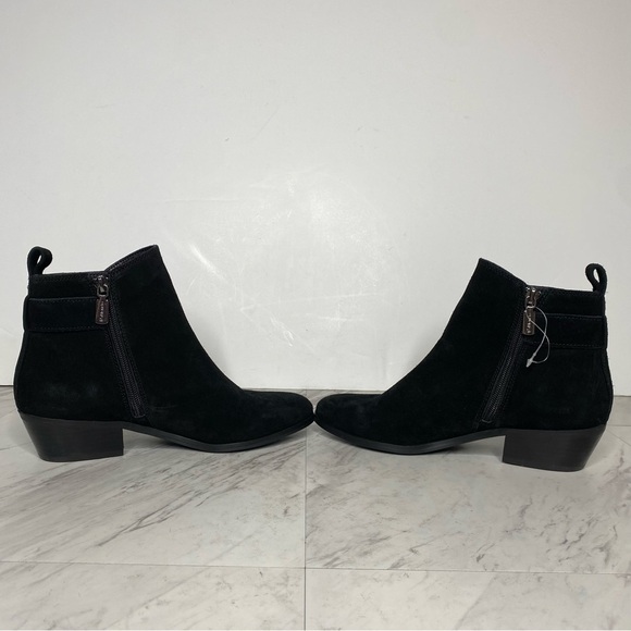 New! Blondo Saddie Waterproof Black Suede Bootie 7M - Picture 5 of 14